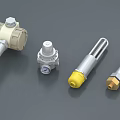 Industrial Equipment Pressure Regulators Valves And Sensors With Steel Brass Components