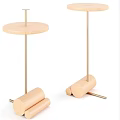 Nordic Simple Small Round Table Simple Coffee Table Leisure Creative Cafe Sales Office Hotel Store Reception Round Table 3d model