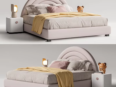 Modern Children's Bed 3d model