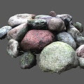 Small Stone Creek Stone Riverside Stone Moist Stone Moss Stone Stone Pile Pebbles Landscape Stone Small Stone Small Stone Creek Stone 3d model