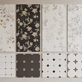 Stylish Floor Tiles Showcasing Floral Patterns Geometric Designs And Multiple Color Variations
