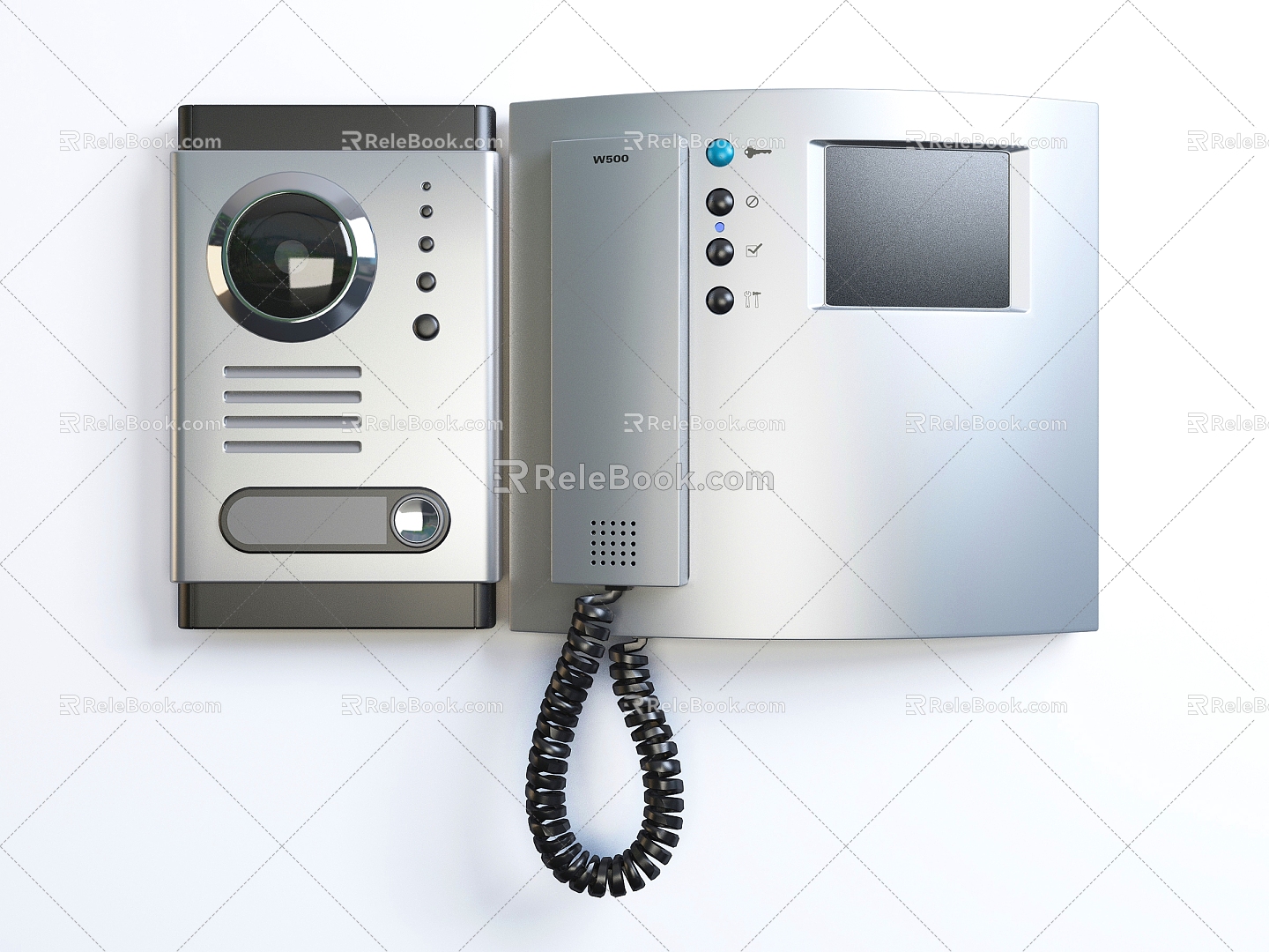 Modern visual doorbell access control model