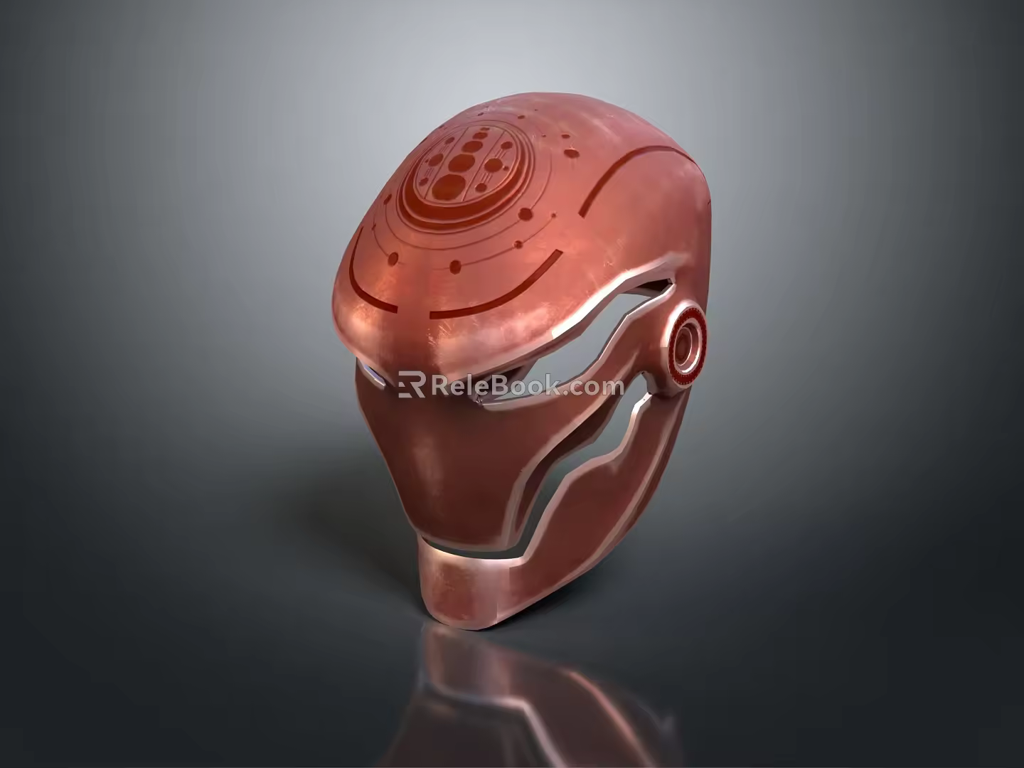 Cyber helmet Cyber mask sci-fi mask sci-fi helmet 3d model