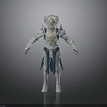 Sci-Fi Style Mecha Warrior Mecha Future Warrior Character Armor Sci-Fi Character Mecha Soldier Robot Game Character War Machine