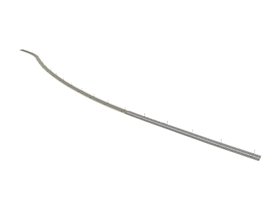 High Speed Train Metal Structure Component for Modern Railway Travel 3d model