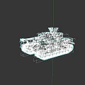 Military Weapon 3D Model Tank With Detailed Structure And Track Design