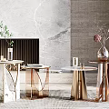 Light luxury side several side several corner several combination 3d model