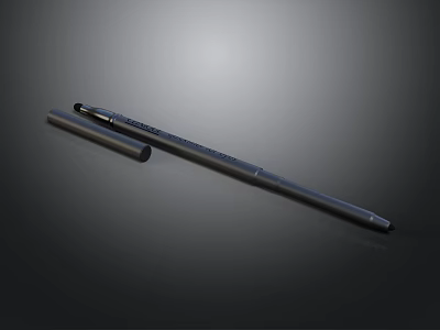 Black Ballpoint Pen with Removable Cap Essential Stationery for Daily Writing 3d model