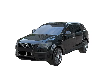 Black Audi SUV With Sleek Exterior Design And Modern Stylish Features 3d model