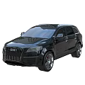 Black Audi SUV With Sleek Exterior Design And Modern Stylish Features