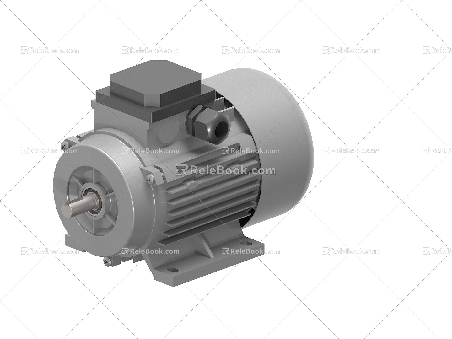 Three-phase asynchronous motor motor motor industrial equipment 3d model