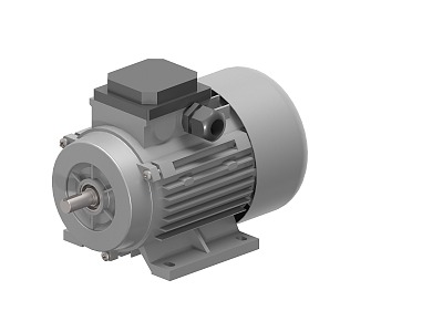 Three-phase asynchronous motor industrial equipment model