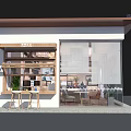 Shengzhou Yuepin Specialty Store With Glass Facade Red Balloons Interior Displays And Green Plants