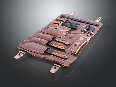 Modern tool kit tool bag 3d model