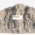 Natural Stone And Wood Landscape Featuring Rocky Mountain Textures And Details