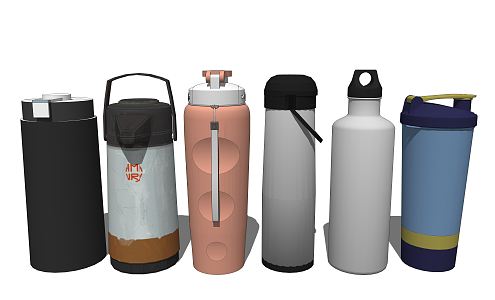 Modern thermos cup sports cup 3d model