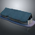 Traditional Thatched House with Rustic Thatch Roof and Solid Base Structure Design