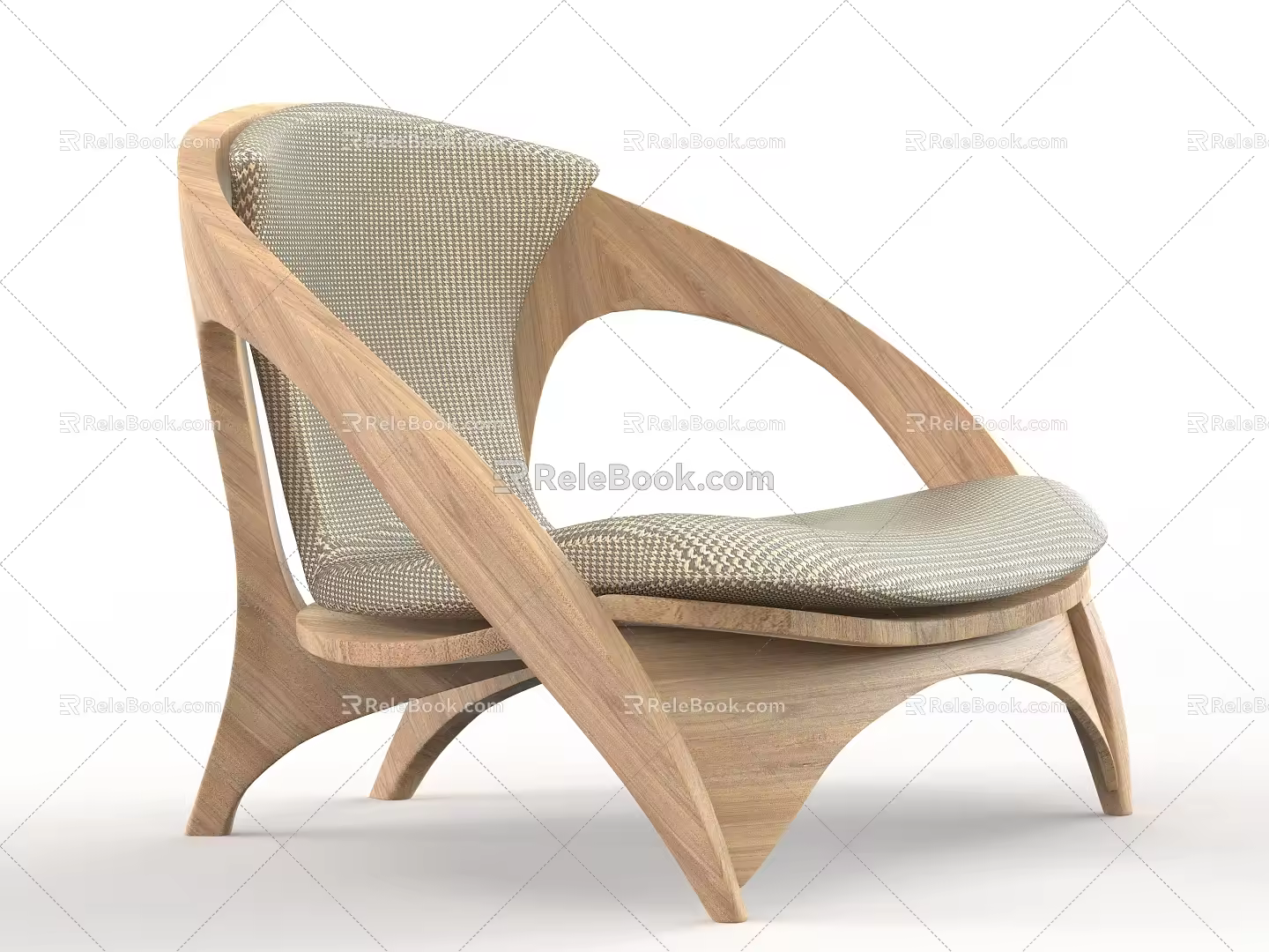 Single Sofa Simple Homestay Fresh 3d model