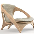 Single Sofa Simple Homestay Fresh 3d model