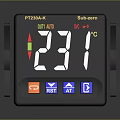PEAKMETER Digital Temperature Controller With LCD Display Control Buttons And Side Parameter Label