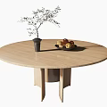 Modern dining table 3d model