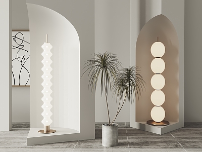 Modern floor lamp model