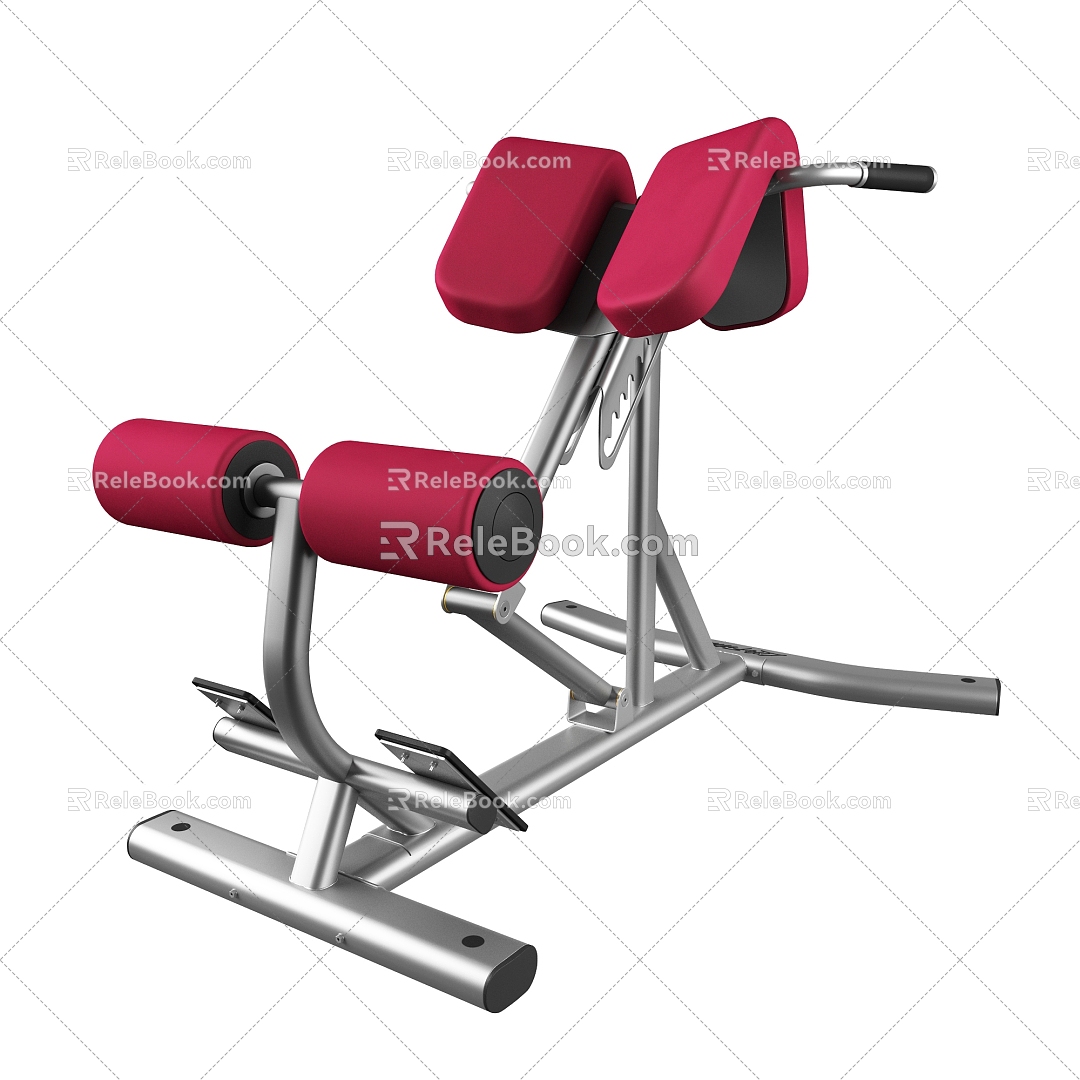 back stretch exerciser trainer stretcher fitness equipment 3d model