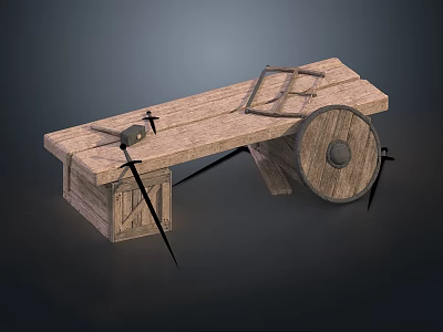 Ancient Weapons Ancient Weapons Hammer Shield Sword Iron Sword Saw Shield Blacksmith Casting Middle Eastern Weapons Cold Weapons 3d model