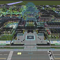 Aerial Planning of Traditional Architecture Community with Neat Layout and Greenery