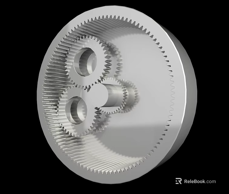 High Quality Hardware Tools With Precision Metal Gears And Mechanical Components 3d model 