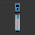 Medical Device Handheld Non Contact Forehead Thermometer With White And Blue Design For Temperature Check