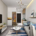 Nordic Apartment Single Apartment 3d model
