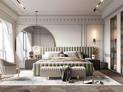French Bedroom 3d model
