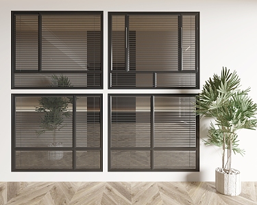 Modern blinds 3d model