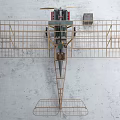modern aircraft 3d model