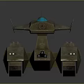 Futuristic Military Tank With Armored Structure Main Cannon Secondary Weapons And Spiked Armor
