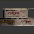 Stacked Vintage Tin Food Cans Featuring Extra Fresh Factory Labels