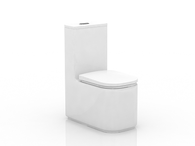 Modern toilet seat 3d model