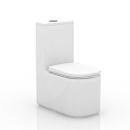 Modern toilet seat 3d model