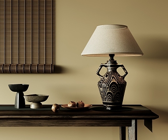 Ancient Table Lamp 3d model