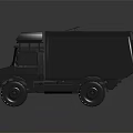 Military Off Road Vehicle With Heavy Duty Body And Large Tires
