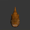 Orange Deep Sea Fish With Large Open Mouth Bioluminescent Lure White Fins And Bulbous Body
