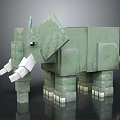 modern toy image pixel image voxel image 3d model
