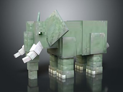 modern toy image pixel image voxel image 3d model