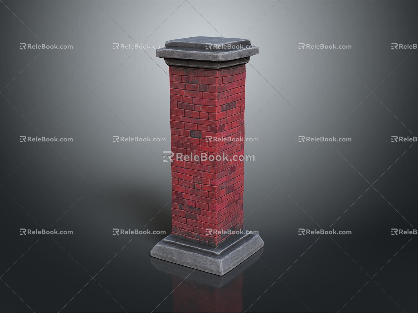 Modern Columns Stone Columns Stone Columns Old Stone Columns 3d model