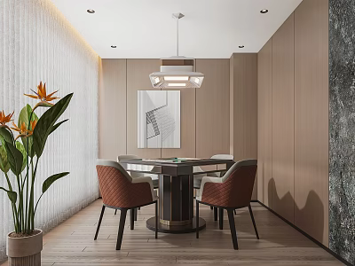 Modern Entertainment Room Interior With Comfortable Sofa TV Coffee Table And Green Plants 3d model