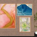 Modern decorative painting combination 3d model