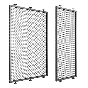 Metal mesh metal mesh fence metal mesh partition 3d model