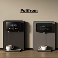 Poliform Household Appliances With Digital Display For Coffee Brewing And Temperature Control