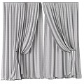 Vintage Curtain Curtain 3d model